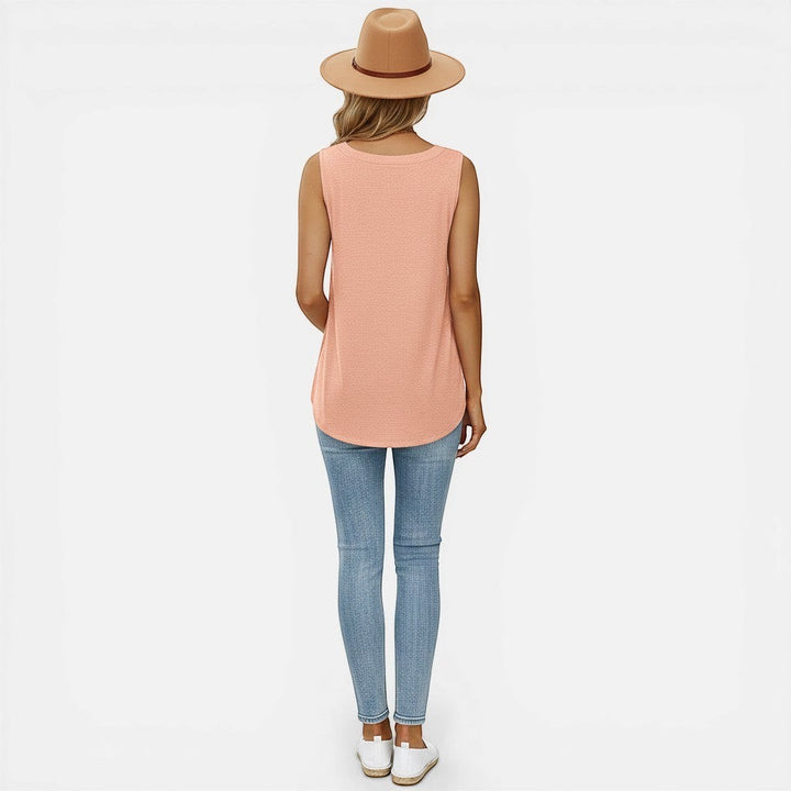 Laurior | Débardeur ample à encolure carrée pour femme, chemise d'été