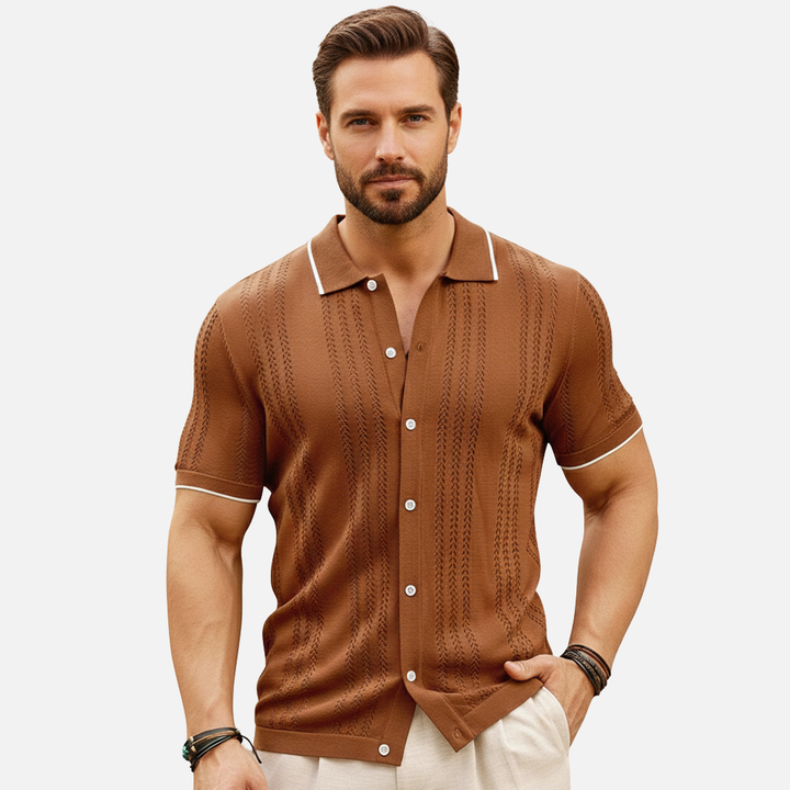 Laurior | Polo business casual pour homme – Coupe estivale ajustée