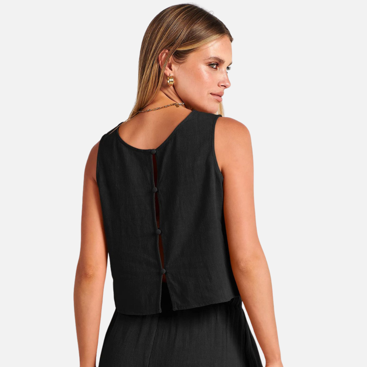 Laurior | Ensemble short et débardeur d'été léger pour femme