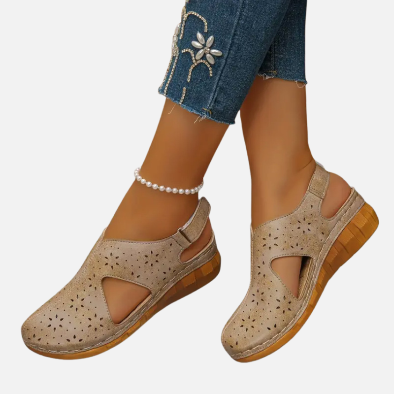 Laurior | Sandales compensées femme maintien été