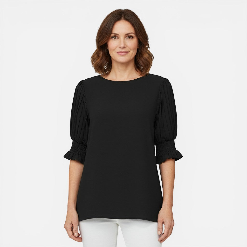 Laurior | Blouse élégante en mousseline pour femmes, idéale pour le bureau