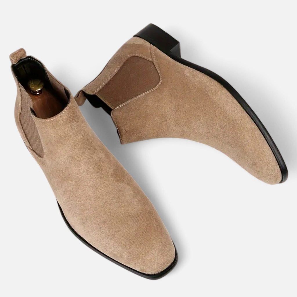 Laurior | Bottines Homme Business Casual à Semelle Élastique