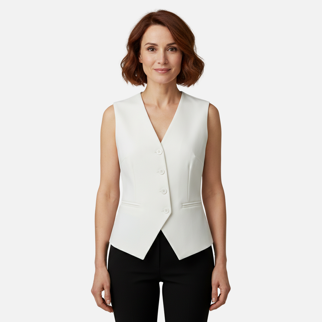 Laurior  | Blazer sans manches slim fit pour femme Style intemporel et ajusté