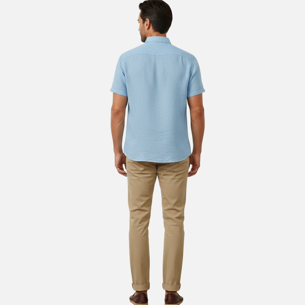 Laurior | T-shirt d'été léger en coton pour homme coupe ample