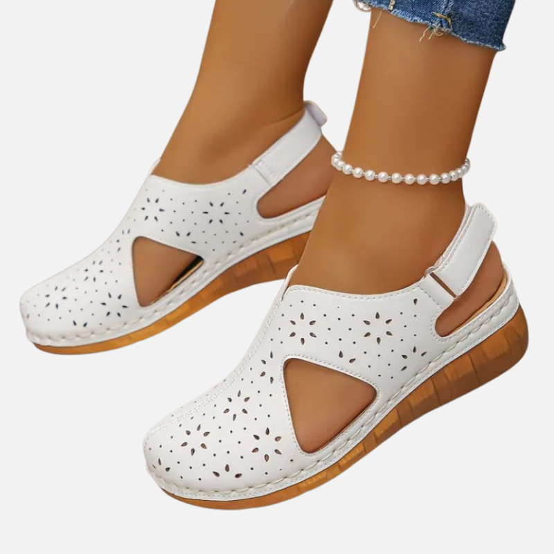 Laurior | Sandales compensées femme maintien été