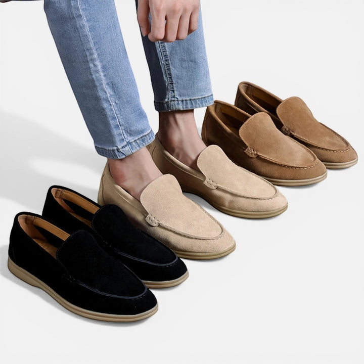 Laurior | Mocassins en daim pour homme – Chaussures de luxe souples et confortables