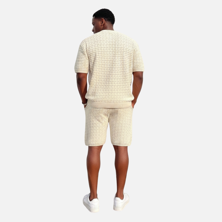 Laurior | Chemise et short d’été coupe ample pour homme