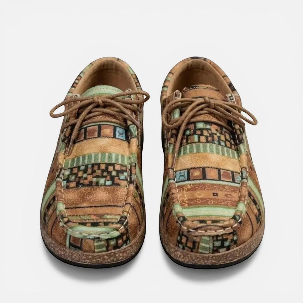 Laurior | Chaussures Plates Femme Canvas Graffiti Bureau Quotidien Confort Style