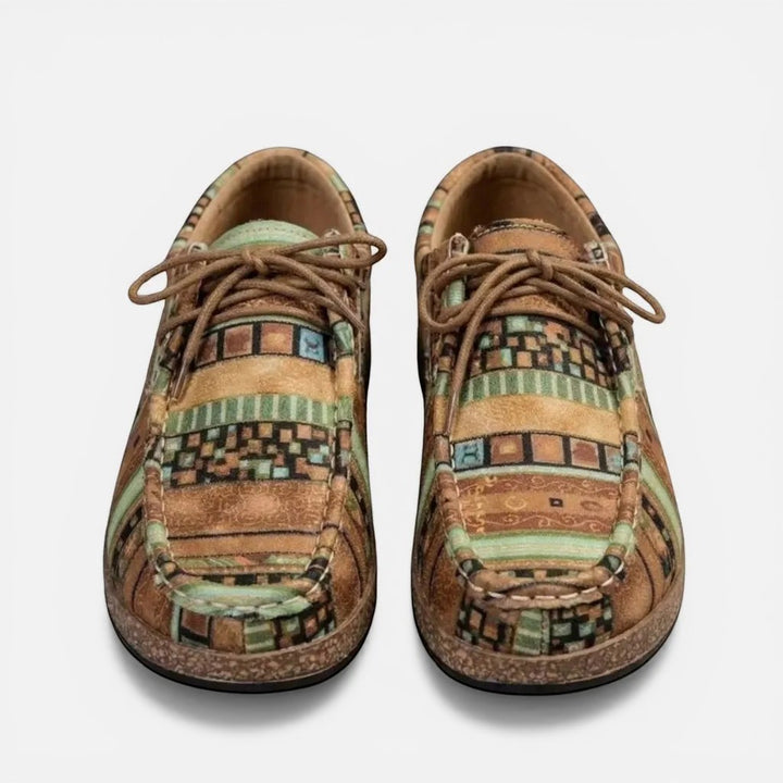 Laurior | Chaussures Plates Femme Canvas Graffiti Bureau Quotidien Confort Style