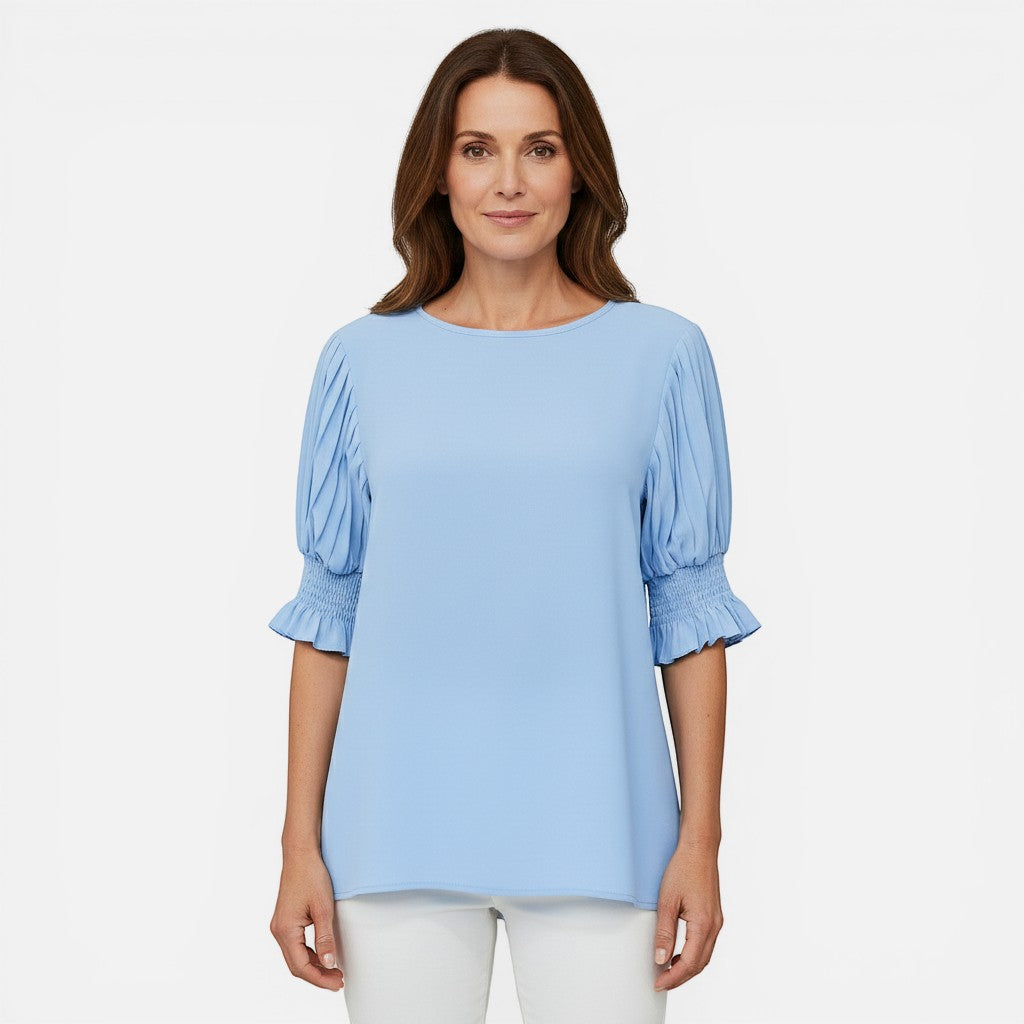 Laurior | Blouse élégante en mousseline pour femmes, idéale pour le bureau