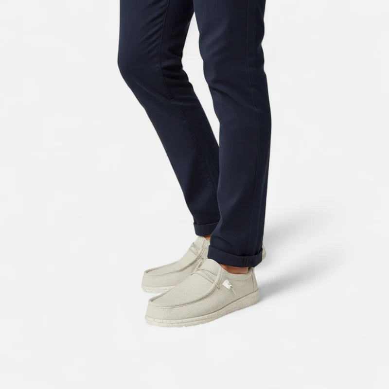 Laurior | Mocassins en Toile Canvas – Confort Estival et Esprit Liberté Homme