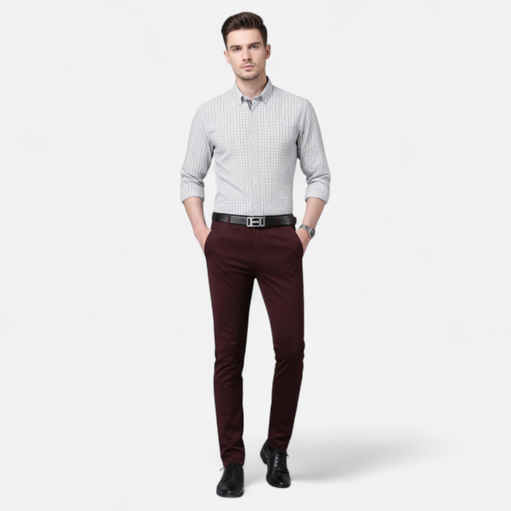 Laurior | Pantalon Homme Coupe Tailleur au Quotidien