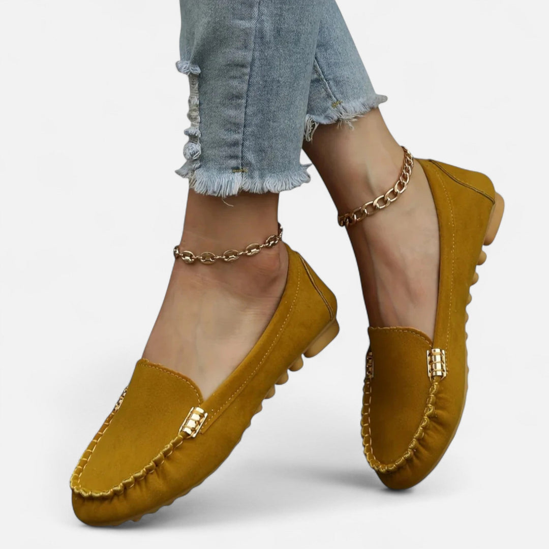 Laurior | Mocassins Femme Sans Lacets – Style Ivy Décontracté