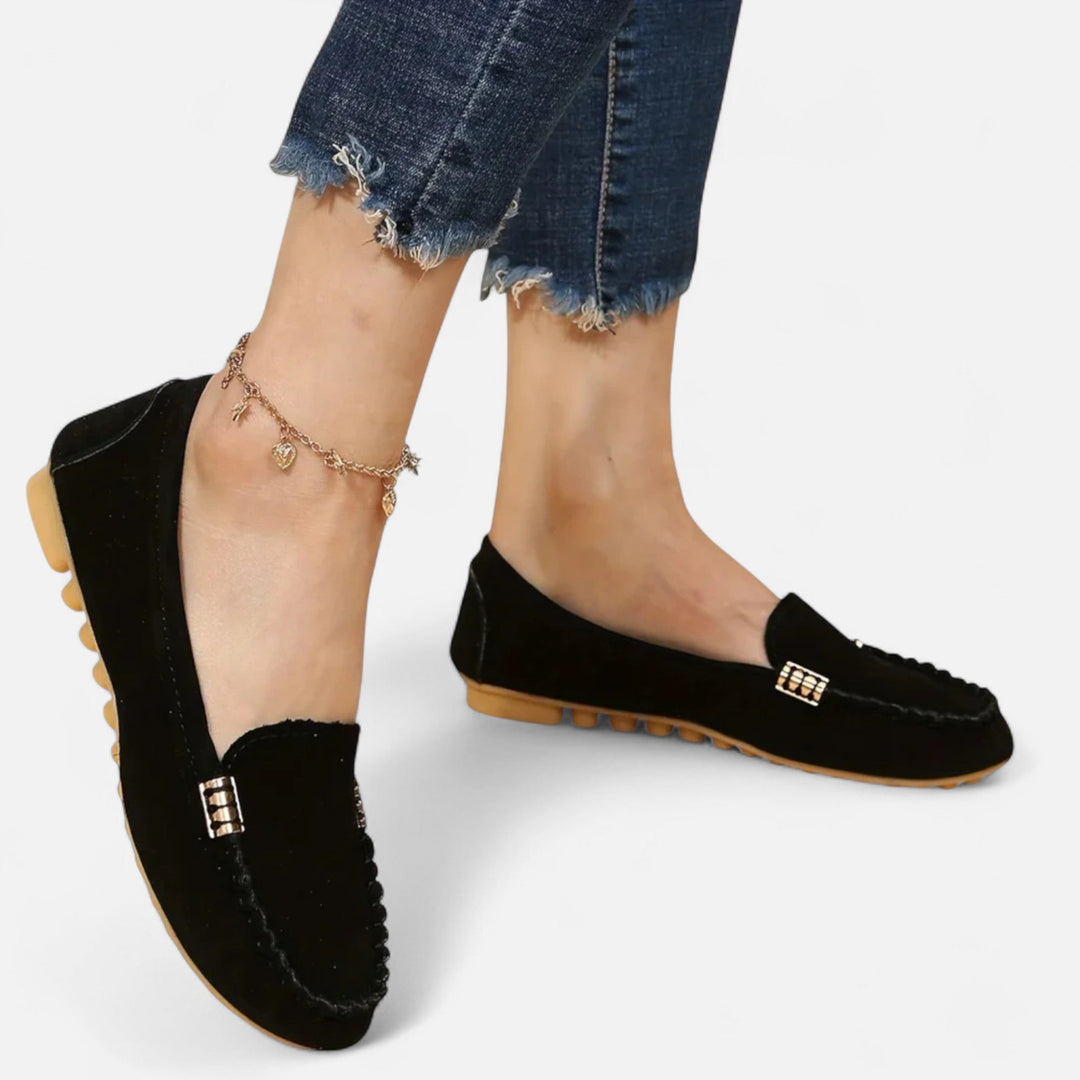 Laurior | Mocassins Femme Sans Lacets – Style Ivy Décontracté