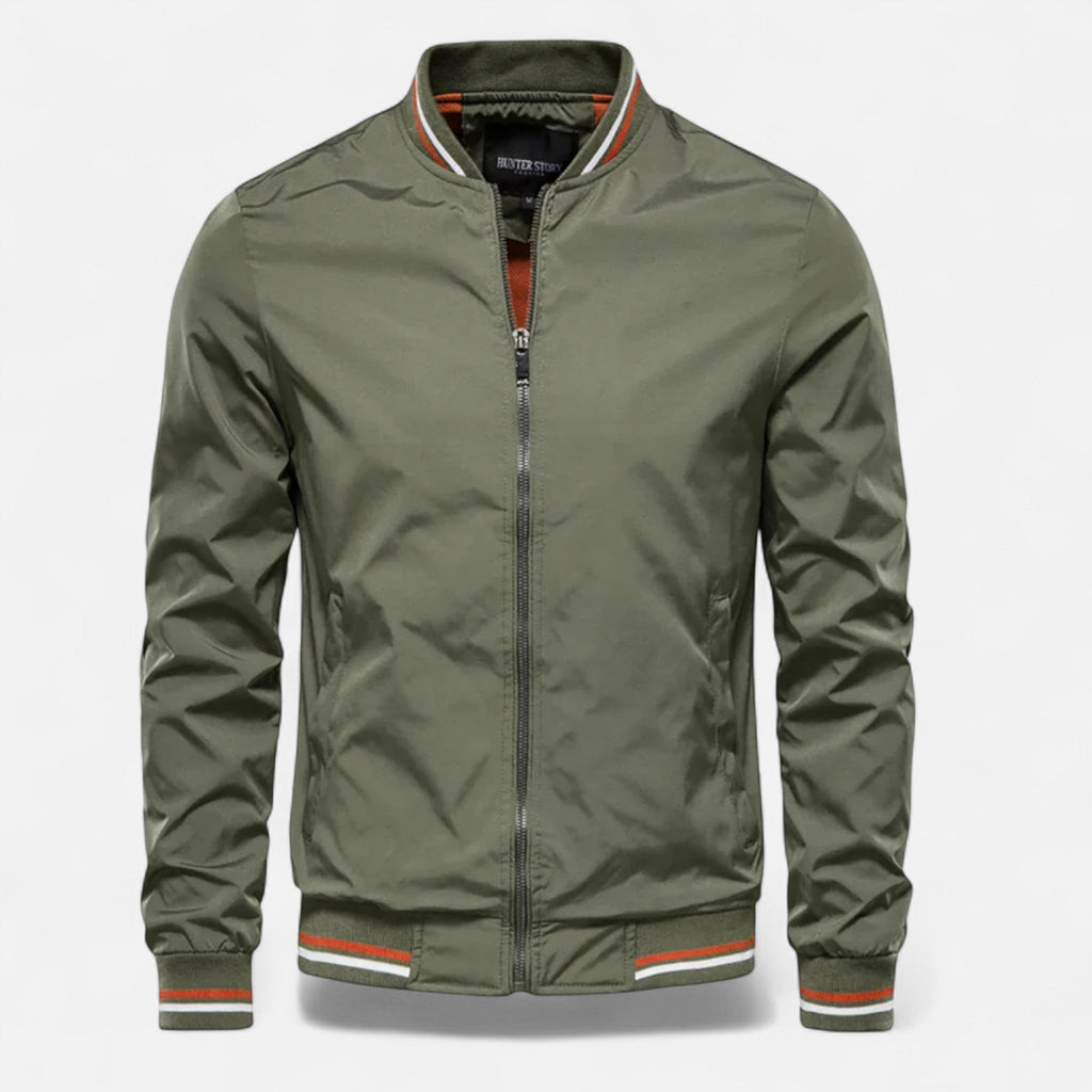 Laurior | Blouson Bomber Homme Coupe Slim Décontracté