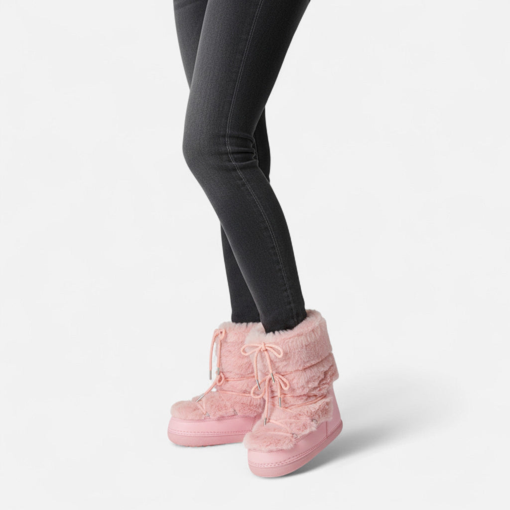 Laurior | Bottes Chaudes en Coton pour Femme