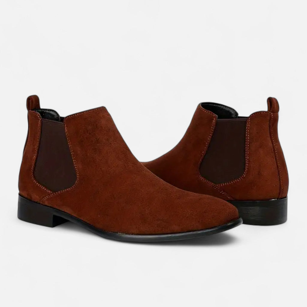 Laurior | Bottines Homme Business Casual à Semelle Élastique