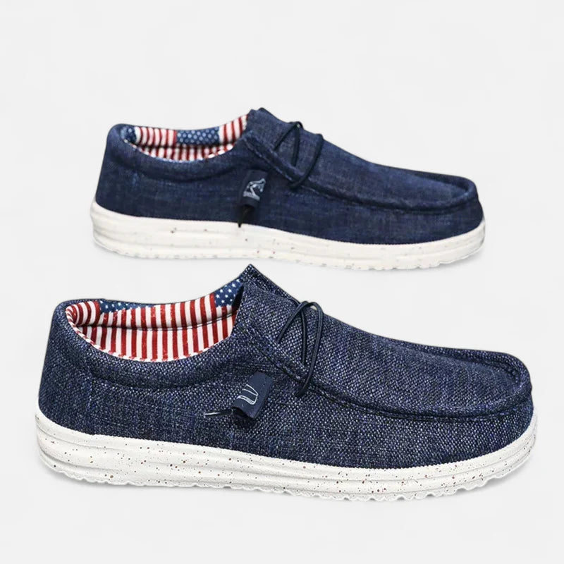 Laurior | Mocassins en Toile Canvas – Confort Estival et Esprit Liberté Homme