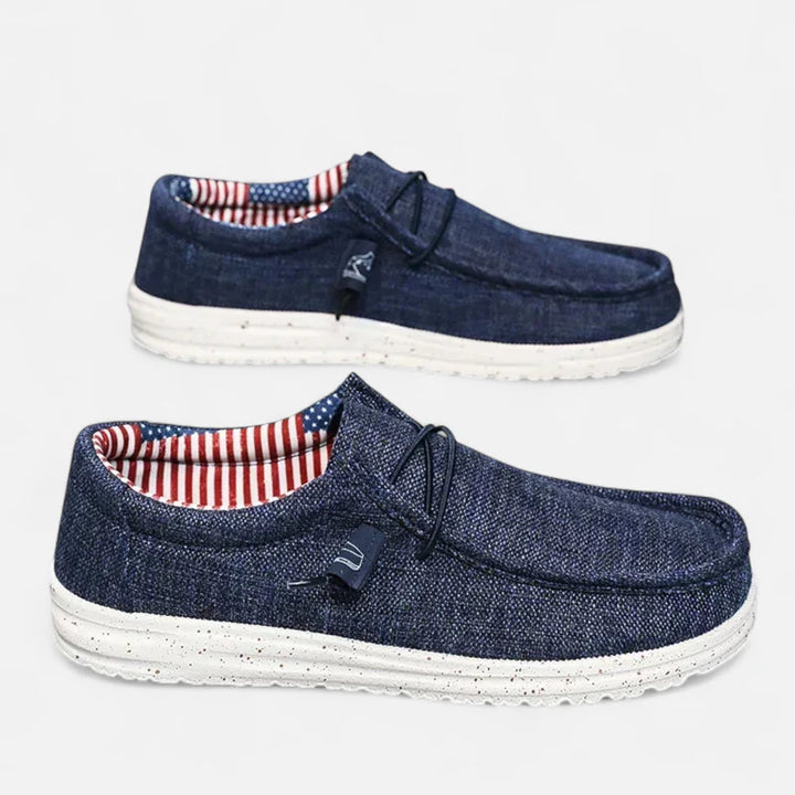 Laurior | Mocassins en Toile Canvas – Confort Estival et Esprit Liberté Homme