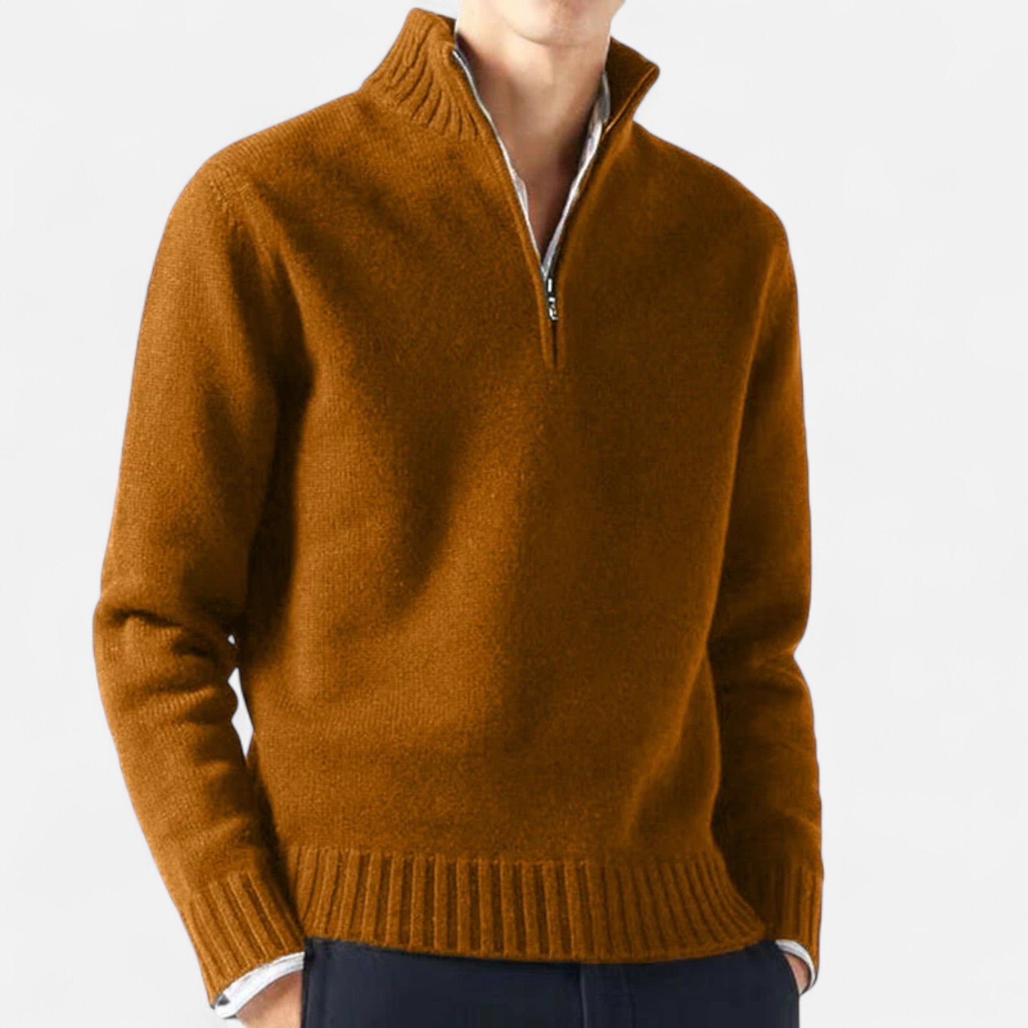 Laurior | Pull Homme à Manches Longues en Maille
