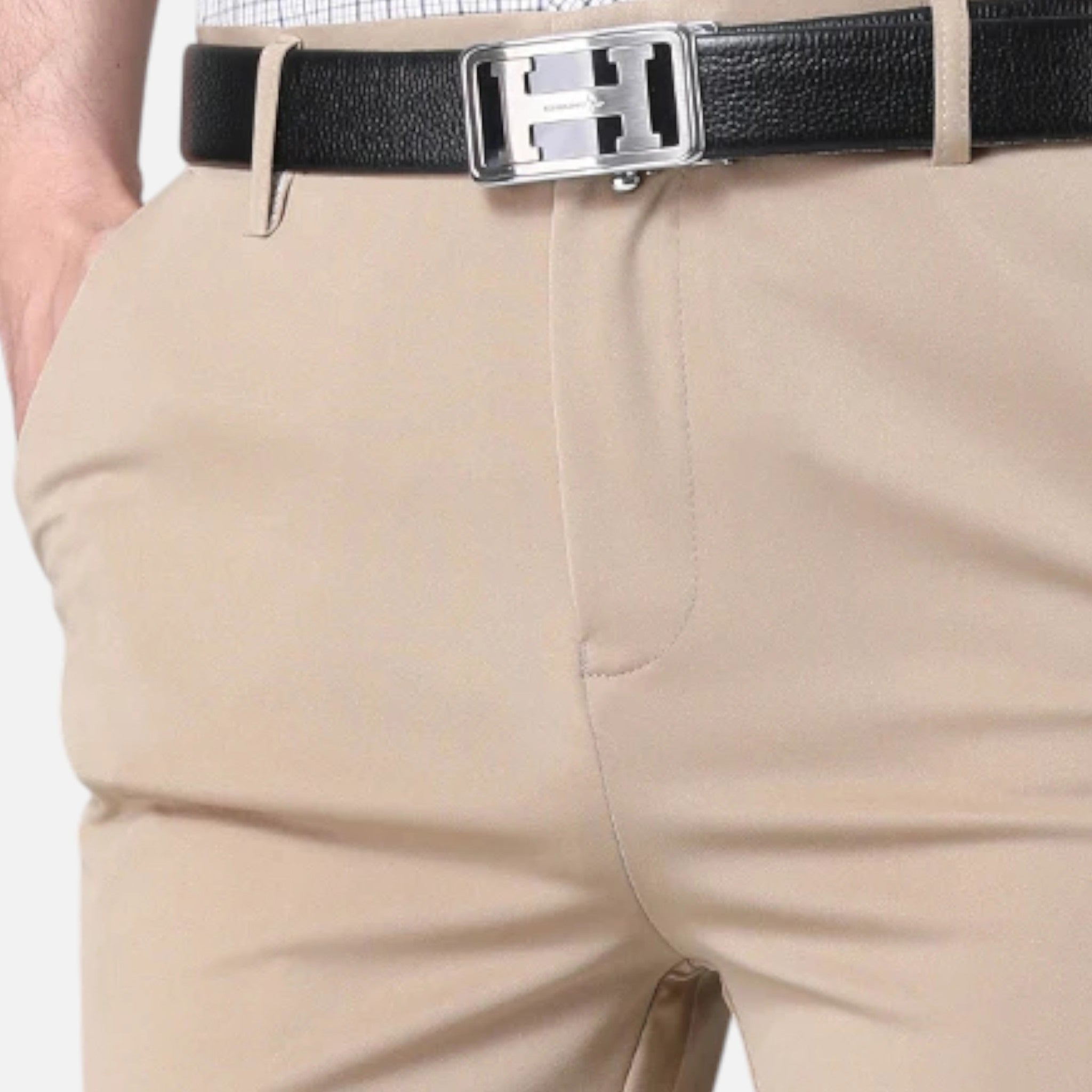 Laurior | Pantalon Homme Coupe Tailleur au Quotidien