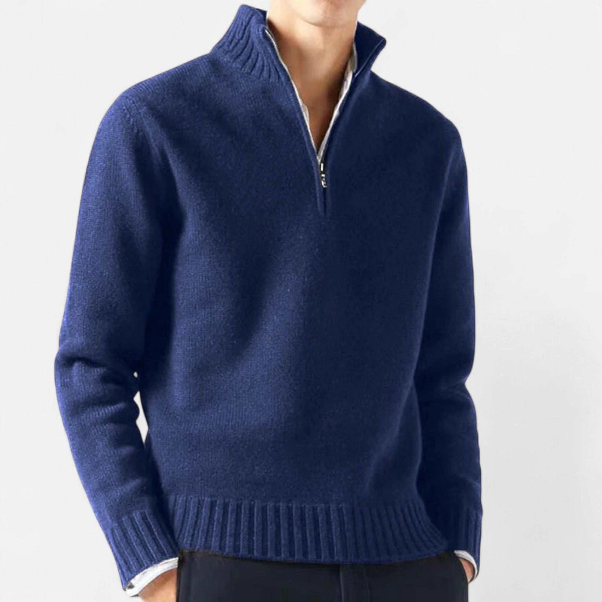 Laurior | Pull Homme à Manches Longues en Maille