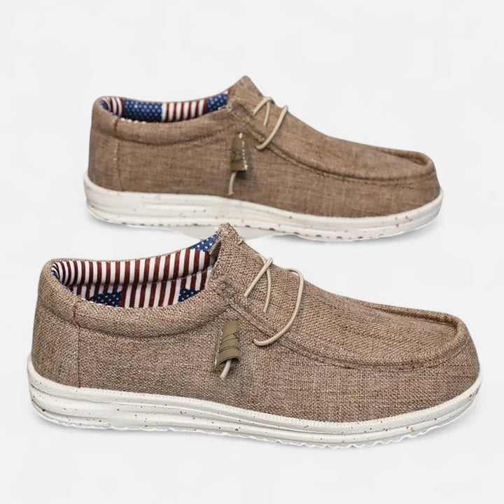 Laurior | Mocassins en Toile Canvas – Confort Estival et Esprit Liberté Homme