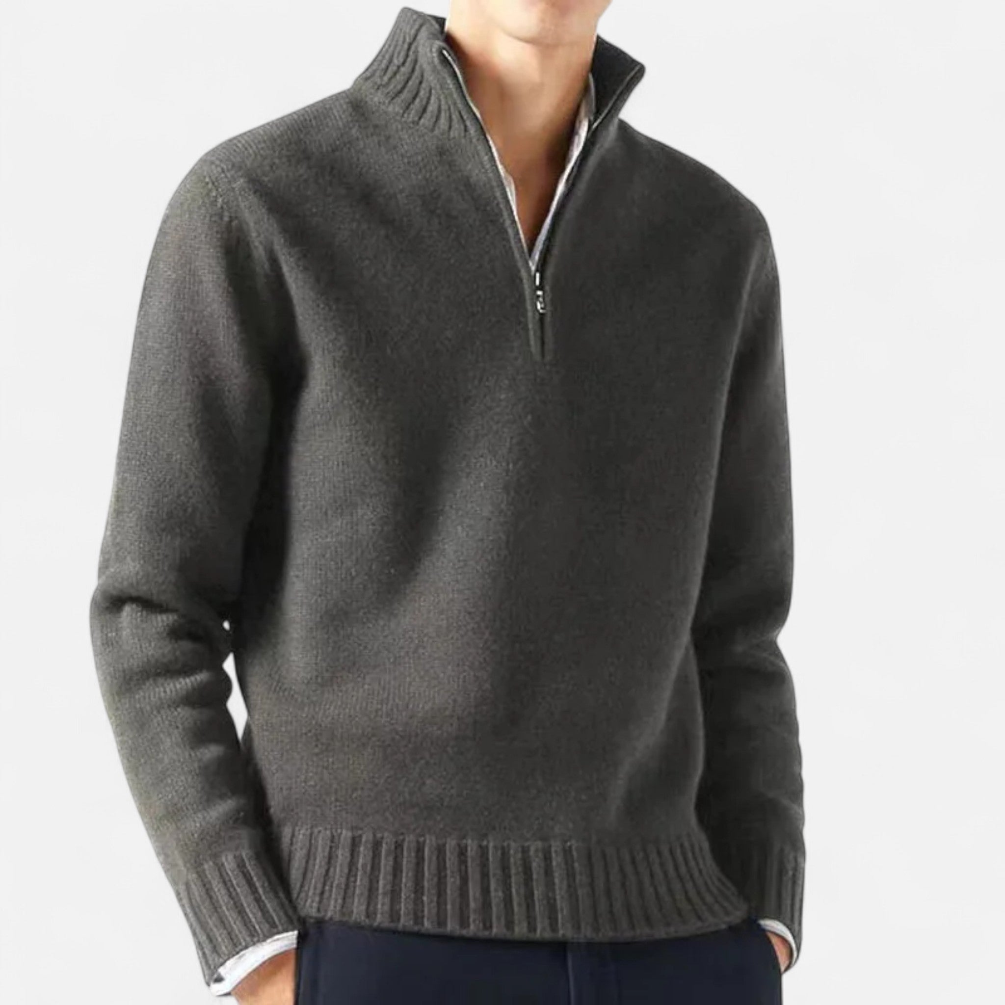 Laurior | Pull Homme à Manches Longues en Maille