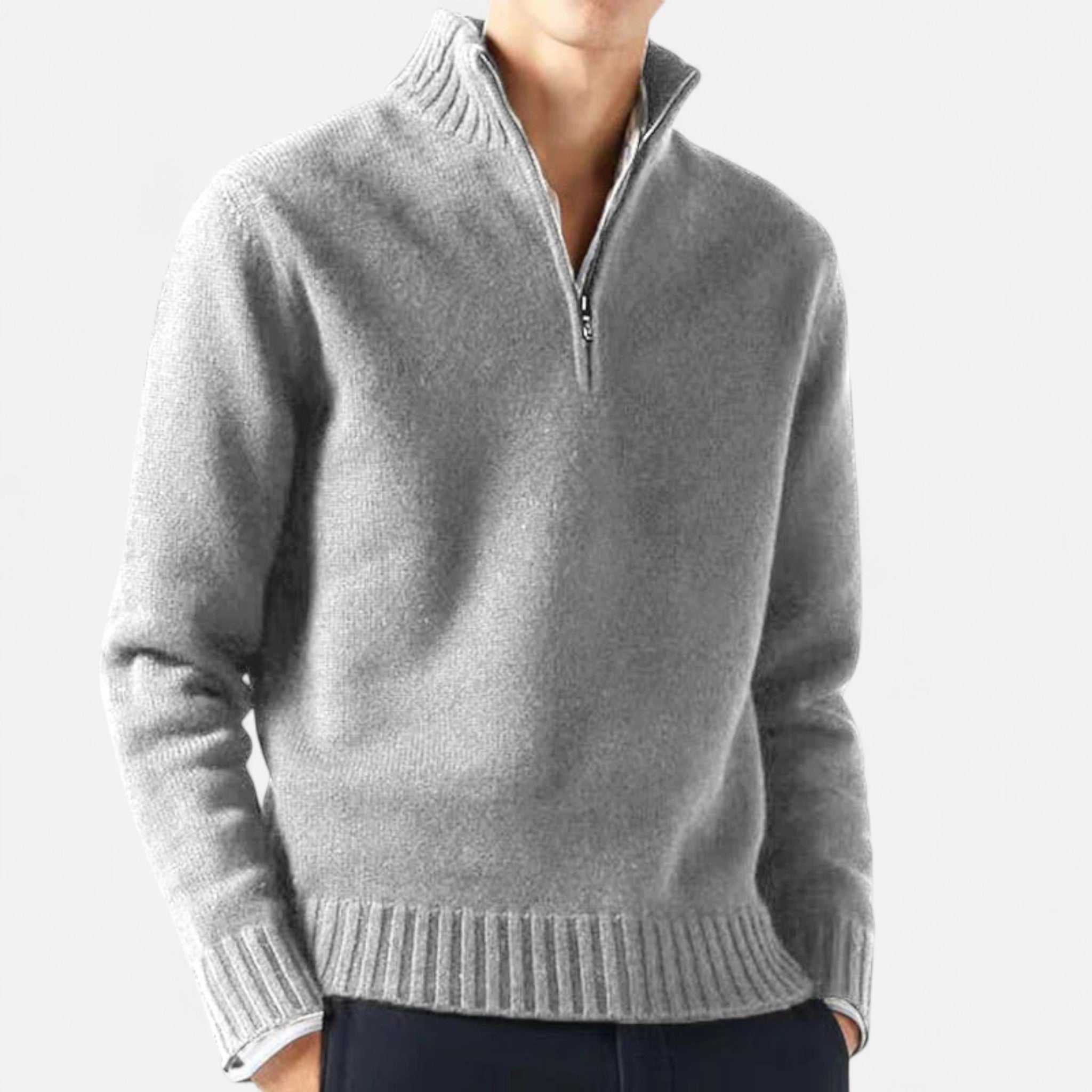 Laurior | Pull Homme à Manches Longues en Maille