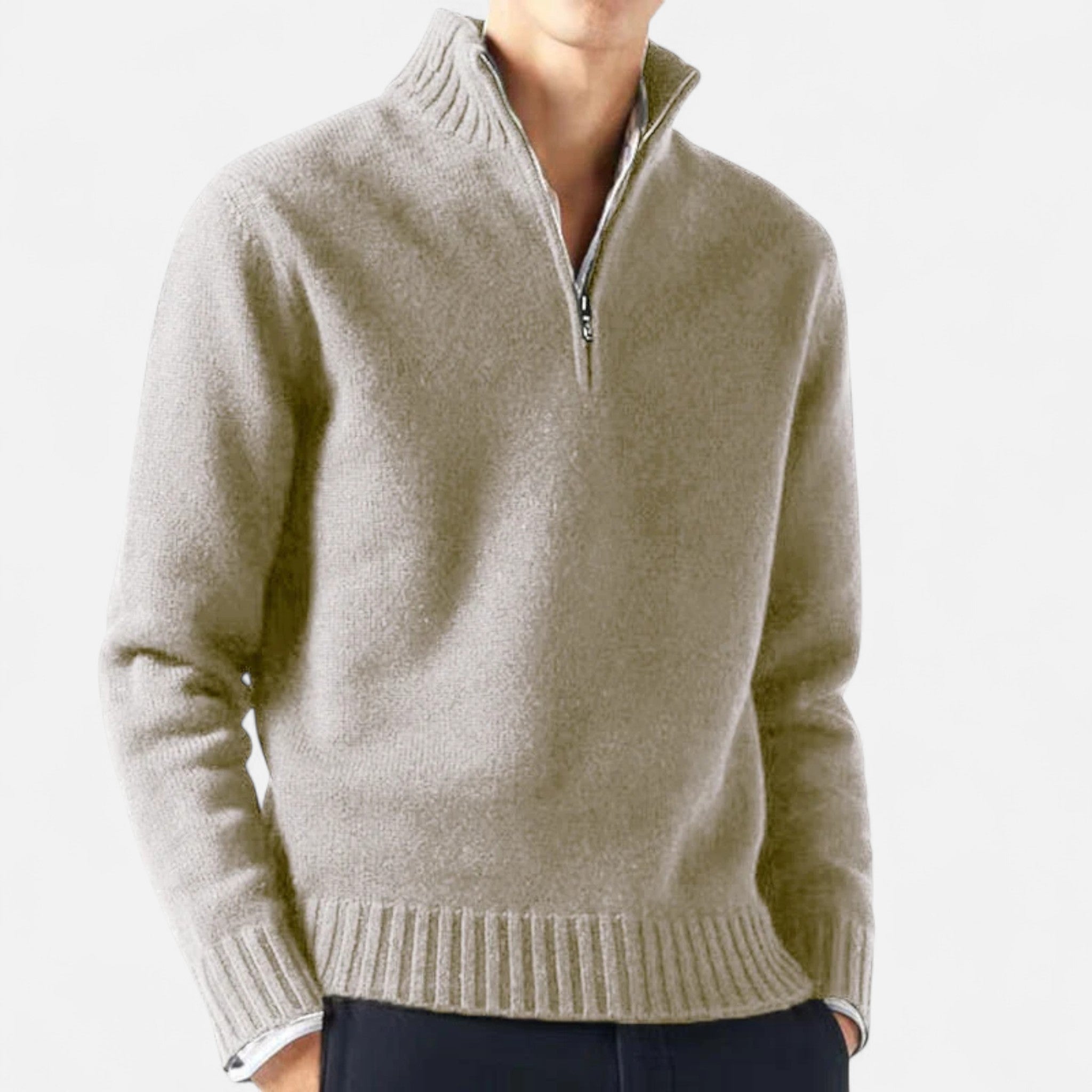Laurior | Pull Homme à Manches Longues en Maille