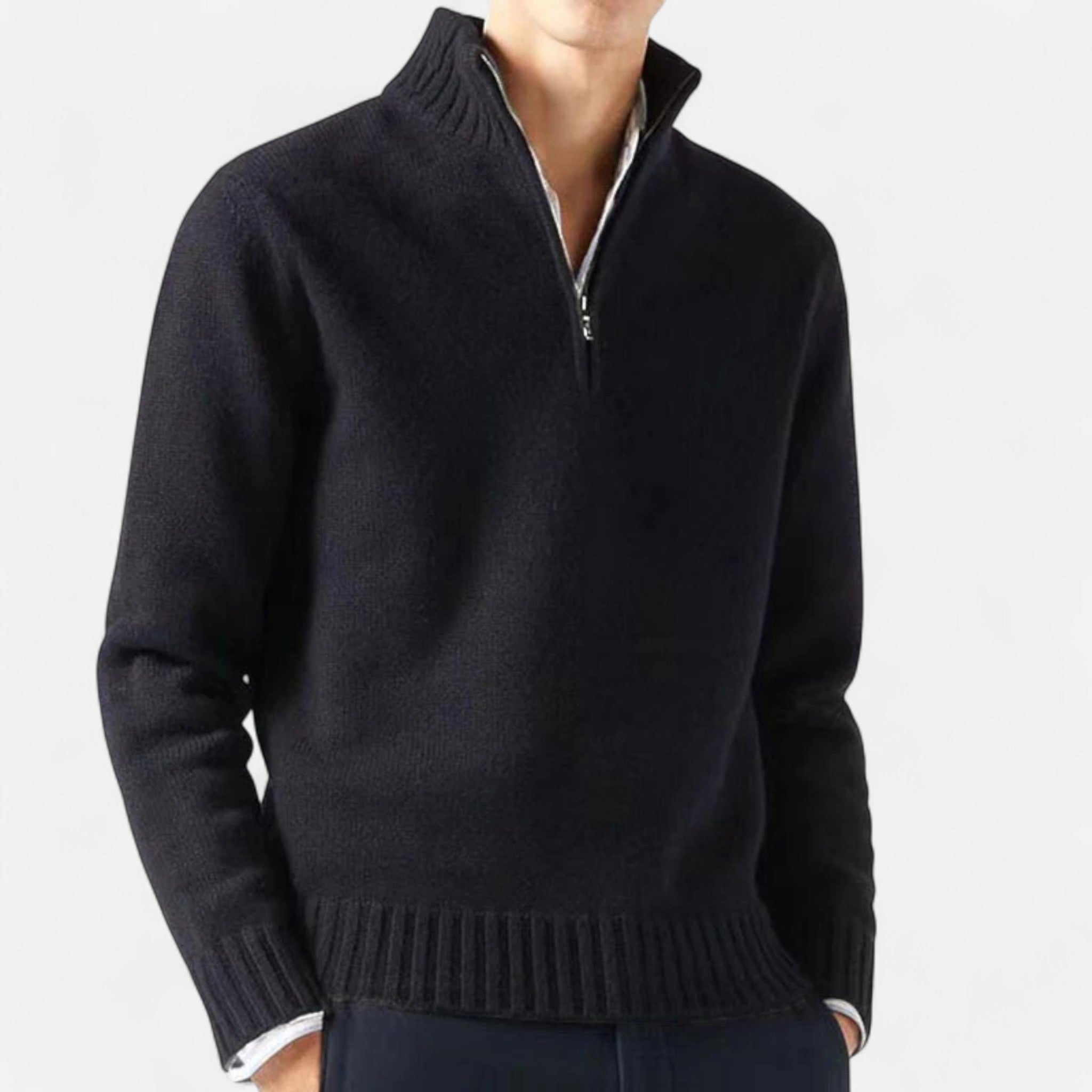 Laurior | Pull Homme à Manches Longues en Maille
