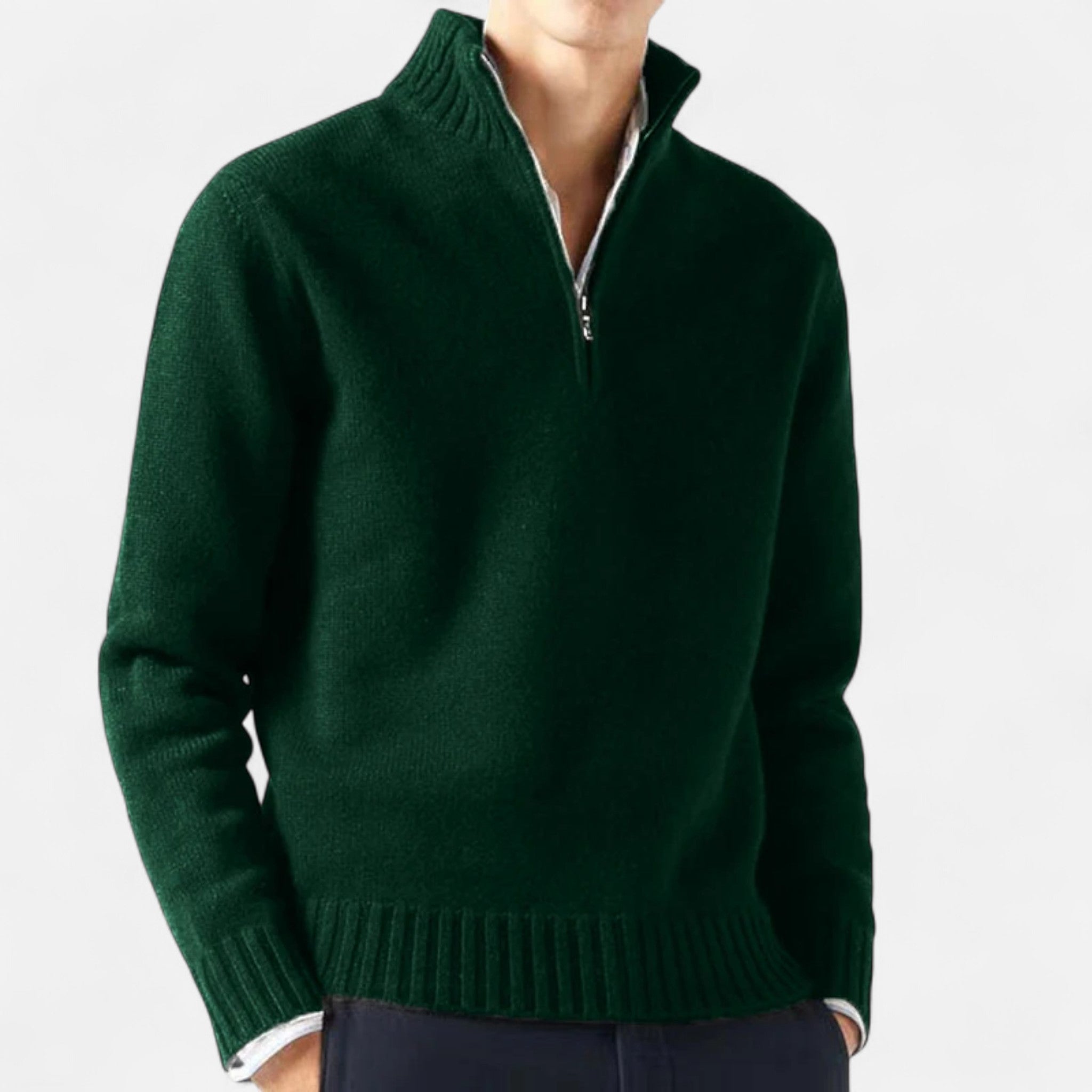 Laurior | Pull Homme à Manches Longues en Maille