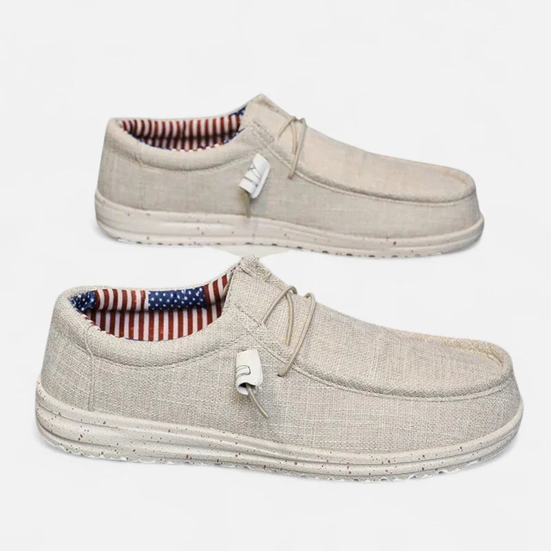 Laurior | Mocassins en Toile Canvas – Confort Estival et Esprit Liberté Homme