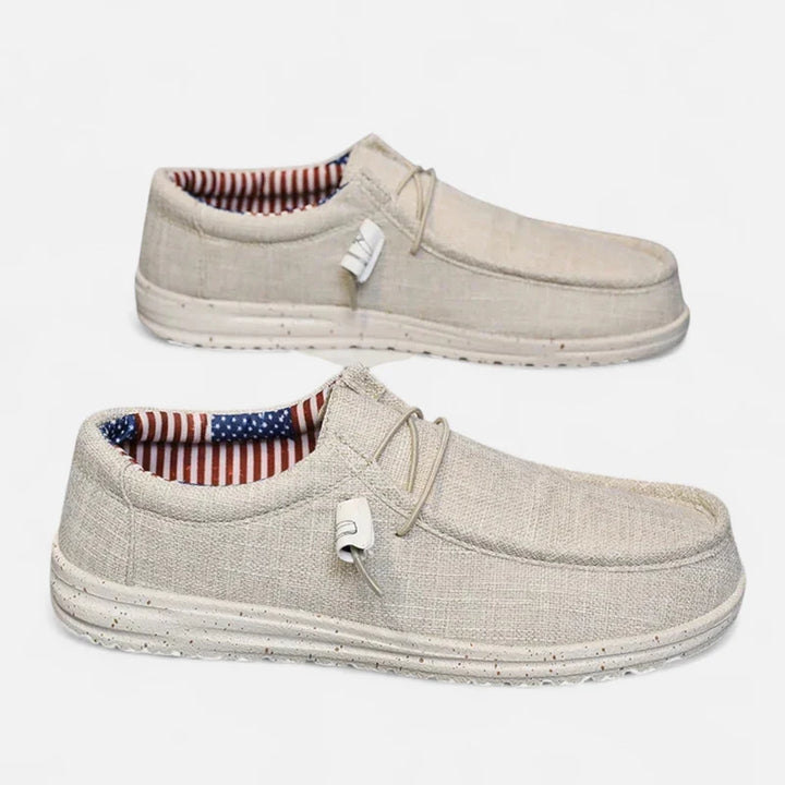 Laurior | Mocassins en Toile Canvas – Confort Estival et Esprit Liberté Homme