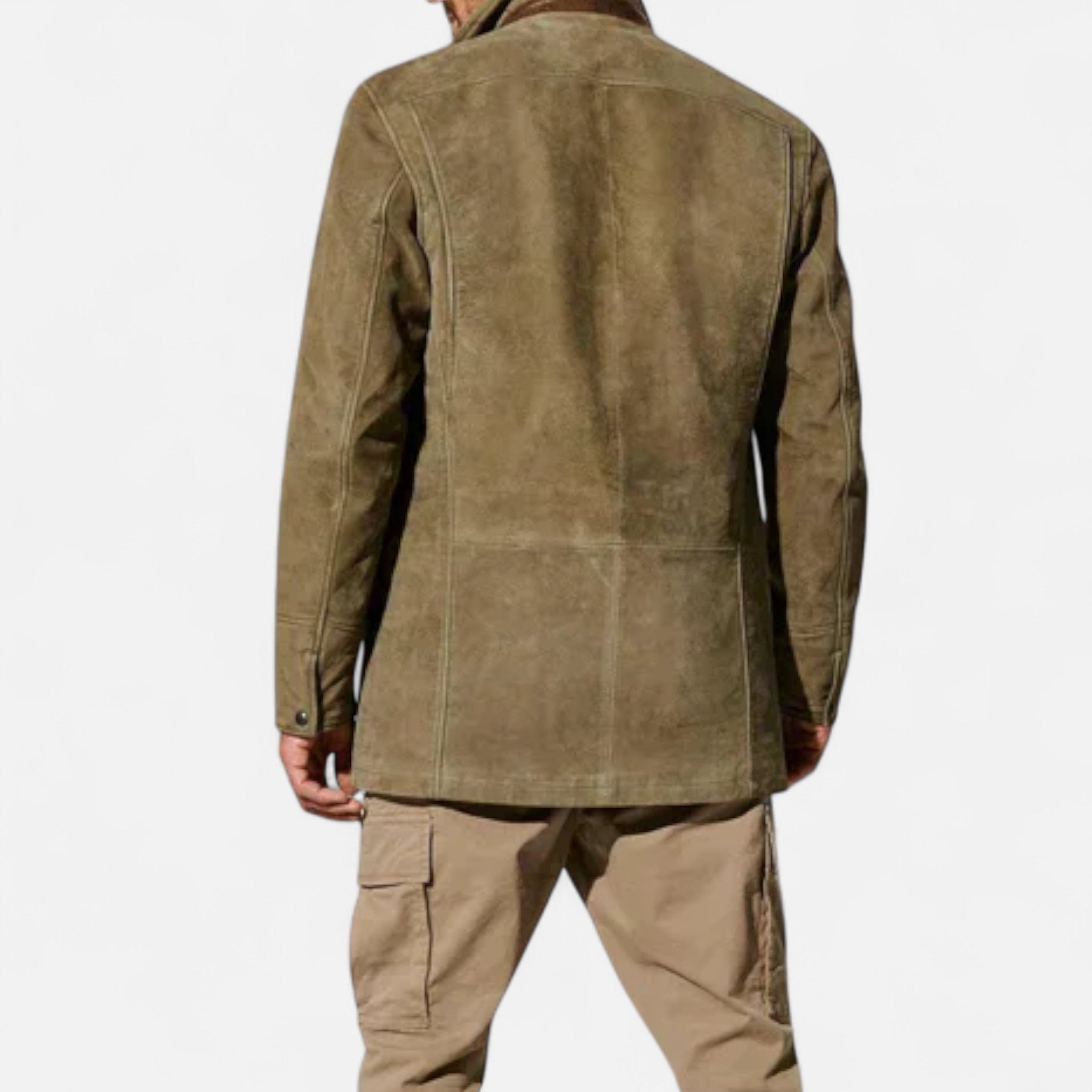 Laurior | Veste Homme Vintage Classique d’Automne